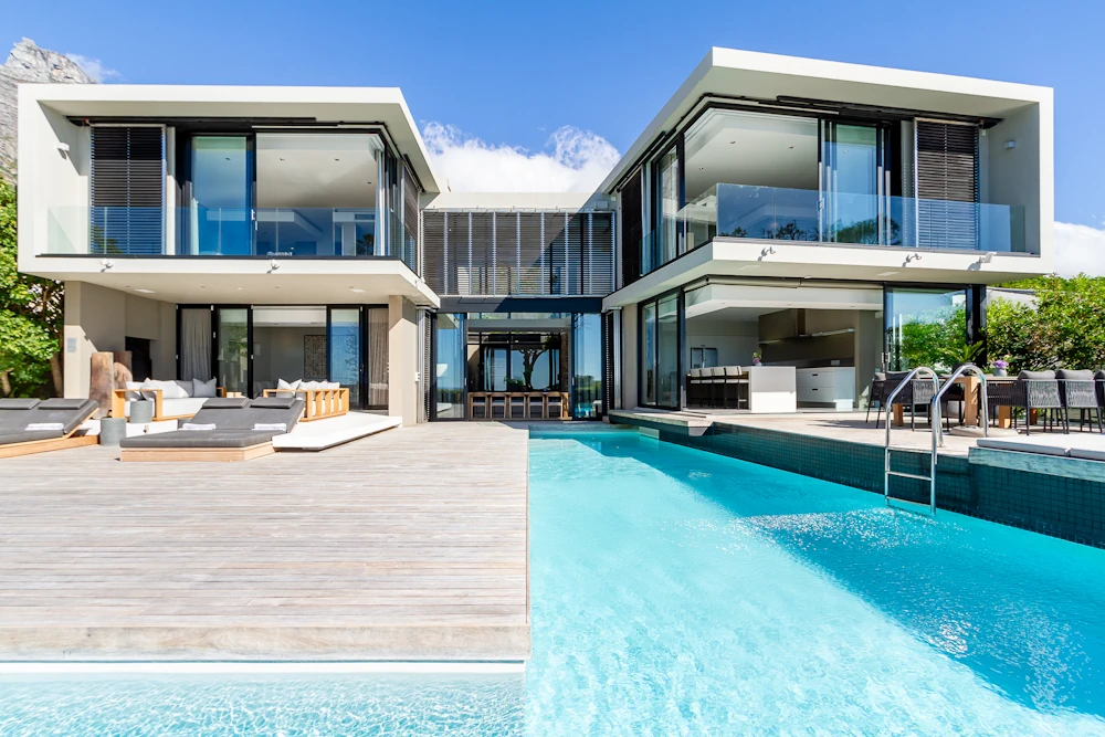 Luxury villa in Camps Bay Cape Town with private infinity pool and ocean views